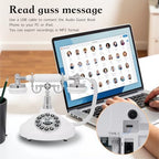 Audio Guest Book Wedding Phone,Audio Guestbook Phone Vintage Style Audio Message Voicemail for Graduation Retirement Party Birthdays Baby Shower Special Occasions (White) - Image 5