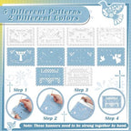 5 Pack 60 ft Blue Mi Bautizo Decoration Papel Picado Cielito Lindo Party - Image 3