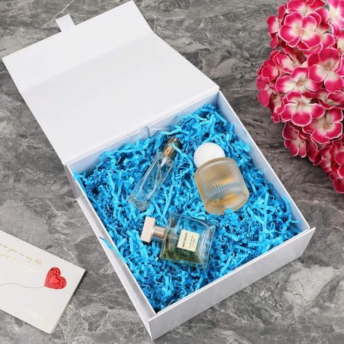 5 Pcs White Gift Box 8x8x4 Inches Small Gift Boxes for Presents with Magnetic Closure Lid Luxury Collapsible Gift Box Bridesmaid, Wedding, Birthday Boxs for Gift Packaging - Image 3