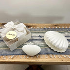 White Seashell Candle Party Favors in a Plastic Box, Wedding Favor Guest Bulk,Bridal Shower Gifts, Baby Shower giveaways for Baptism (10,20,30,50,100.. Options Available in Customize Section) - Image 3