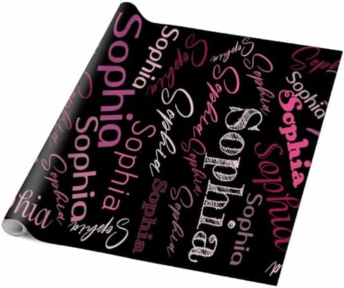 AOFUN Personalized Gift Wrapping Paper With Name Logo - 5 Rolls 58" x 23" - Funny Custom Gifts for Friends - Image 5