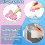 Wenqik 63 Pcs Gender Reveal Baby Shower Guest Book,Blue and Pink - Image 4