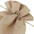 MOUYAT 30 PCS 8 x 12 Inch Burlap Bags with Drawstring, Reusable Burlap Drawstring Gift Bags, Party Favor Sacks Bulk for Wedding Party Christmas Birthday Presents Snacks Jewelry Kitchen Storage - Image 6