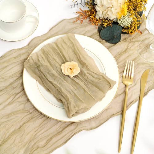fani 100 Pack Gauze Cheesecloth Napkins, 20 x 20 in, Beige - Image 3