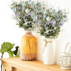 Artificial Flowers Wildflowers Silk Daisy Spring Fake Daisies Decoration Summer UV Resistant Colorful Mixed Bundles Faux Greenery Outdoor Plant Stem Filler for Home Decor Indoor Floral Arrangements - Image 4