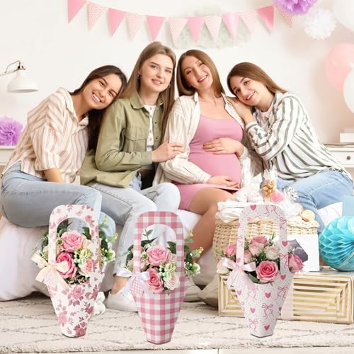 FunooFuno 48 Set Flower Bouquet Holder Flower Bags for Bouquets with Handle - Image 5