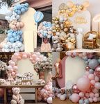 6.6 FT Arch Stand with Arch Stand Cover, Wedding Arch Backdrop Stand and Beige Arch Cover for Birthday Party Wedding Ceremony Bridal Baby Shower, BS01-5 - Image 7