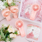 25Pcs Pink Quinceanera Mini Handheld Fans Sweet 15 Birthday Party Favors - Image 7