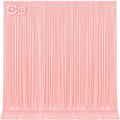 10ft x 15ft Blush Pink Wrinkle Free Backdrop Curtains for Wedding Party Backdrops Curtain Drapes Fabric Decorations Photo Back Drop Cloth for Baby Shower Photography Stage Reception by Tao-GePartyDecorations