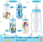 Tessco for you 2 Pcs 15in Jumbo Baby Bottle Bank Baby Shower, Blue - Image 6
