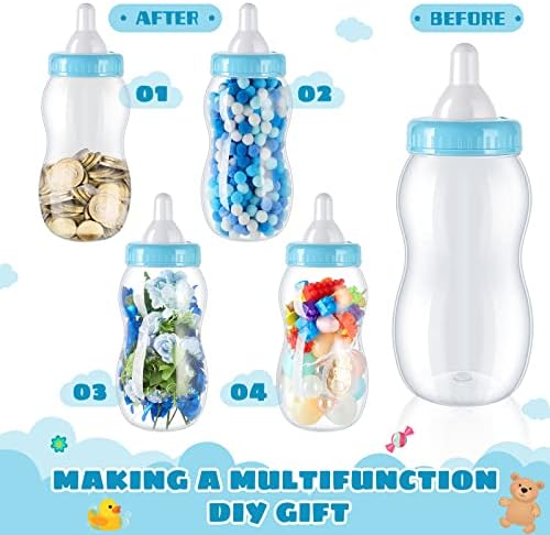Tessco for you 2 Pcs 15in Jumbo Baby Bottle Bank Baby Shower, Blue - Image 6
