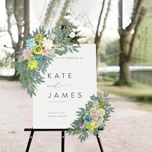 Artificial Flower Wedding Arch Decorations, Arch Faux Flowers Greenery for Wedding Decor, Reception Backdrop Decoration, Bridal Shower, Baby Shower (Green) - Image 3