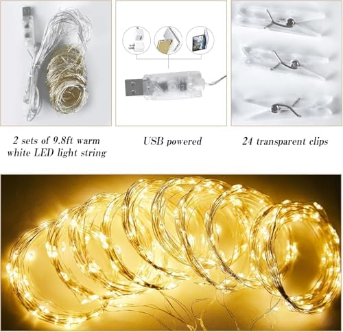 20x10ft White Backdrop Curtains with Lights Photo Drapes Wrinkle Free Fabric Backdrop Curtain for Wedding Birthday Party Baby Shower Bridal Shower Home Party Background Decorations - Image 6