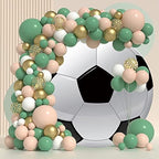 Soccer Round Backdrop Cover Sports Theme Football Photography Backdrop Kids Boy Man Birthday Party Decoration Circle Backdrop Cover Club Sports Game Photo Shoot Studio Props 5x5ft - Image 3