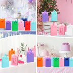 Ethhqu 50 Pack Small Pink Gift Bags with Handles & 100 Tissue Paper - Image 6