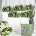 500 Sheets Sage Green Tissue Paper Bulk, Olive Green Wrapping Tissue Paper for Spring Home Party Bridal Shower Baby Shower Gift Wrapping Supplies, 14'' x 20'' - Image 5