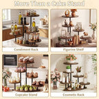 Cake Stand for Cupcake Dessert Display - 6 Tiered Corner Tray Cupcake Tower - Image 6