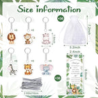 145Pcs Safari Baby Shower Favors Jungle Animals Ballpoint Pens - Image 3