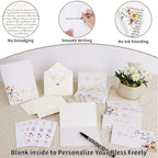 600 PCS Wildflower Thank You Cards with Envelopes and Stickers, 4 x 6 Inchy - Image 4