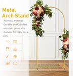 6FT Gold Metal Arch Backdrop Stand, Square Balloon Arch Stand Wedding Frame for Birthday Party, Baby Shower, and Ceremony Decoration - Image 3