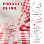 Willinglong 100 Pcs She's Ready to Pop Baby Shower Cups 12 oz Disposable - Image 5