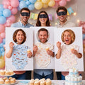 Outus 3 Sets Feed Me Baby Shower Games for Large Groups, Baby Clothes, Kt Boards, Blindfolds, 60 Adhesive Tape, Funny Hilarious Gender Reveal Activity for Guests Party Supplies (Classic) by Outus