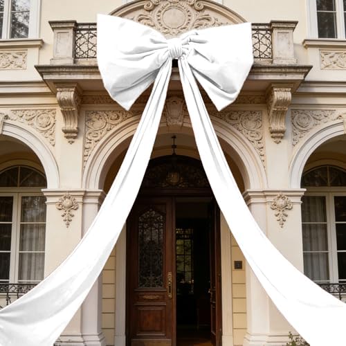 Luxury Giant Velvet Bow Decor Oversized Wall Bow Decorations Bow Decorative for Room Wall Party Birthday Backdrop Baby Shower Decor Front Door Patio Outdoor Wedding Arch - Image 3