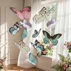 30 Pcs Large Butterfly Party Decoration 3D Vintage Hanging by Unknown