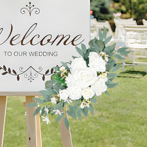 Wedding Arch Faux Flowers Set of 2 - Image 5
