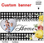 Custom Sunflower Welcome Home Banner - Military Homecoming Yard Sign (6x9ft) - Image 2
