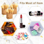 Sherr 200 Pcs Mini Gift Bags Bulk, Extra Small Brown Kraft Paper Bag with Card and Handle, 4x2.8x4.5 Tiny Little Gift Box with Tissue Paper for Birthday, Party Favor, Wedding, Baby Showers, Business - Image 6
