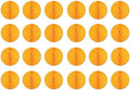 Beistle 24-Piece Tissue Balls in Golden Yellow, Decorative Ceiling/Wall Hanging for Birthday, Bridal/Baby Shower, Anniversary, Events, Parties, 12" by Beistle