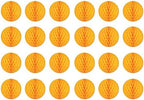 Beistle 24-Piece Tissue Balls in Golden Yellow, Decorative Ceiling/Wall Hanging for Birthday, Bridal/Baby Shower, Anniversary, Events, Parties, 12" by Beistle