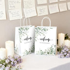 QIELSER 50 pcs Welcome Bags for Wedding Guests Bulk with Tags Welcome to Our Wedding Gift Bags with Handles for Birthday Party Baby Shower Favors Supplies - Image 6