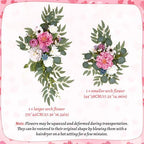 Wedding Arch Decorations 2 Pack, Reusable Artificial Hanging Flowers - Image 7