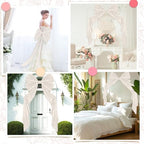 Suncalla 40 x 80 Inch Extra Large White Velvet Bow for Backdrop, Xmas Tree - Image 7