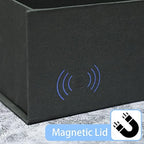 5 Pack 13.5x10x4" Black Magnetic Gift Boxes Bulk with Ribbon&Cards&Filler - Image 2