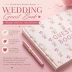Engrowtic Embroidered Silly Goose Baby Shower Guest Book Linen Cute - Image 3