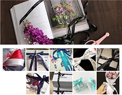 100 Yards/Roll Personalized Ribbon 1.0cm-7.5cm Width, Custom Continuous Print Ribbon for Favors, Wedding, Baby Shower, Party - Image 4