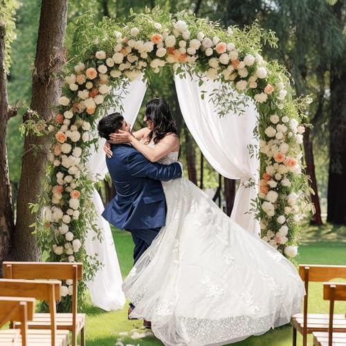7.2 ft Gold Metal Balloon Arch Stand for Wedding, Birthday & Baby Shower - Image 5
