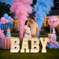 Baby Marquee Letters, 2FT Light Up Letters Baby Shower Decorations by Mixifox