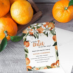Canopy Street Little Cutie Personalized Invitations / 25 Custom Citrus Party Invites And White Envelopes/DIY 5" x 7" Baby Shower Sprinkle Party Invitation/Made In The USA - Image 4