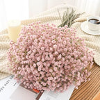 Pink Babys Breath Artificial Flowers, Fall Flowers, Pink Fall Decor - Image 4