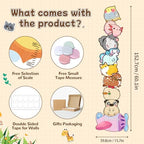 Personalized Wooden Animals Growth Chart Height Ruler,Custom Name Baby Height Growth Chart Wall Toddler Boys Girls,Nursery Wall Decor Baby Room,Child Height Wall Chart - Image 2
