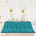 Eternal Beauty Teal 90x132 Inch Tropical Beach Sequin Tablecloth by EternalBeauty