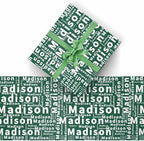 AOFUN Personalized Gift Wrap Paper Paper Gifts For Husband Gift Wrapping Paper Personalized Name Text Wrapping Paper 3 Rolls 58" x 23" - Image 2