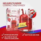 Party Factory Disposable Helium Tank for Balloons – Fills Up to 50 Standard 9-Inch Latex Balloons – Portable Balloon Helium Tank for Parties, Birthdays & Celebrations - Image 3