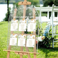 Yousoontic Wedding Seating Chart Board Display 24x18 Clear Welcome Sign by Yousoontic