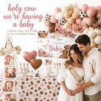 Highland Cow Baby Shower Decorations for Girl, Holy Cow Baby Shower Decor - Image 3