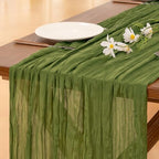 Cheesecloth Table Runner Fall Boho Wedding Birthday Party Home Decor by Socomi